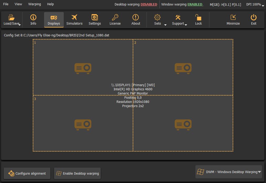 projector edge blending warping software